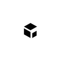 Letter G Box creative logo design suitable for graphic needs. Logo design on white background vector
