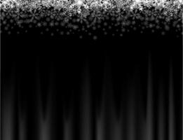 Snowfall from the sky vector