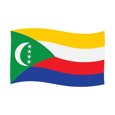 Comoros flag icon icon design