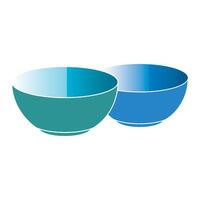 minimalist bowl simple design vector