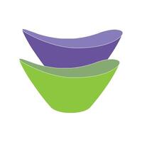 oval bowl logo design vector