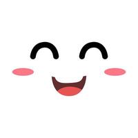 Cartoon face icon . Funny face illustration sign. Face symbol or logo. vector