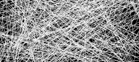 Abstract white lines on black background vector