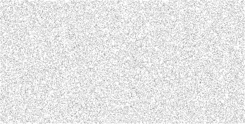 A white background with a few small dots
