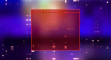 A red square on a blurry background vector