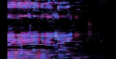 Trendy glitch pattern on dark background. Modern style . Abstract geometric elements vector