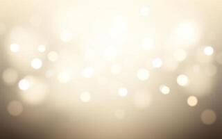Golden Bokeh Light with Soft Beige Background. Elegant Blurred Circles with Warm Neutral Glow, Background decoration vector