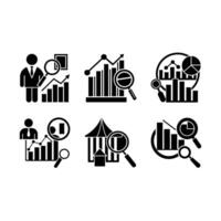 Market Research Graphics Design Files for Business Insights vector