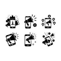 High-Quality Graphics Design Files for Mobile Marketing vector