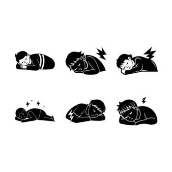 Power-nap design for promoting relaxation and productivity in digital projects vector