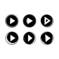 Play Button Design - High-Quality Graphic for Digital Projects vector
