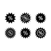 High-Quality Percentage Graphic Design Files for Digital Use vector