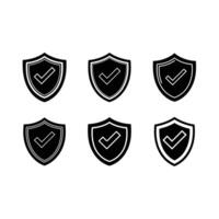Shield with Checkmark Design - Secure and Trustworthy Badge Graphic vector