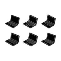 High-Quality Laptop Graphics Design File for Digital Use vector