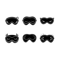 Download customizable sleep mask for digital and print use ideal for branding projects vector
