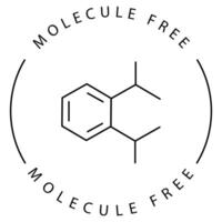 Green Chemistry Structure for Phthalates Icon Design vector