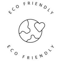 Eco-Friendly Environment Protection Icon Design vector