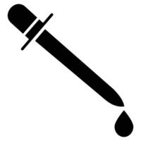 A syringe with a drop of blood on it vector