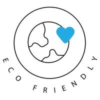 Eco-Friendly Environment Icon Design vector