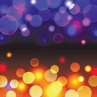 abstract background with shiny blue and yellow lights vector