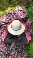 Experience the calm and serenity of outdoor meditation, surrounded by the beauty of nature video