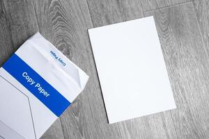 Packed block of note paper photo