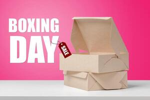 gifts with text boxing day photo