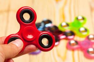 popular Fidget Spinner toy photo