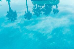 The smooth water in the pool as a background photo