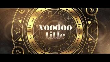 Voodoo title motion graphic motion_graphic
