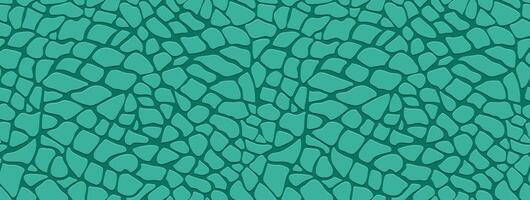 Alligator Animal Print Background. Reptile Skin Seamless Pattern vector