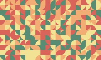 Graphic geometric pattern with clean shapes and mosaic repetition. Ideal for posters, backgrounds, and seamless textile designs with trendy, modern style. vector