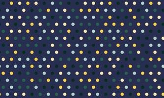 Geometric polka dot pattern with colorful spots, perfect for seamless wallpaper, textile prints, and modern poster backgrounds with an abstract touch. vector
