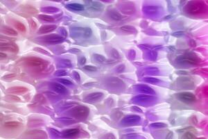 Vibrant, abstract gradient background with blend of purple, pink, and white tones, featuring glossy, ripple-like texture. Fluid, artistic look, ideal for branding, creative projects. 3D render. photo