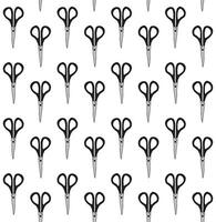 Pattern of scissors vector