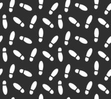 Seamless pattern of boot foot print vector