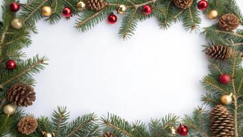 Christmas fir holiday background photo