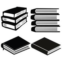 Book Icons Set Illustrations for Education and Reading vector