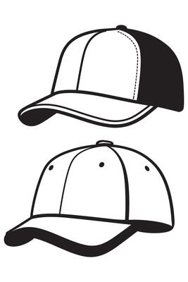 Trucker Hat Simple Icon Illustration for Fashion and Apparel