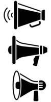 Megaphone Icon Simple Illustration for Communication and Alerts vector