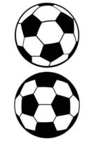 Black Ball Icon Simple Illustration on White Background vector