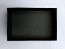 Blank Black Box For Product Placement photo