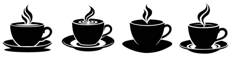 Minimalist Coffee Cup Icon for Modern Design Projects vector
