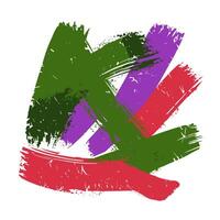 A illustration of abstract shapes with irregular vector