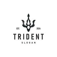 Trident Logo Template Design vector