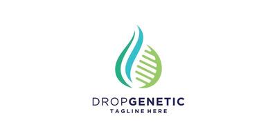 logo design combination of drops and generic, science, lab, experiment, nature, logo design , symbol, icon, idea, creative. vector