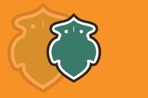 Assorted Retro Shield Logos - Minimalist Vintage Style in Various Shapes vector