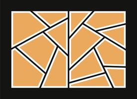 Collage of realistic frames Border vector