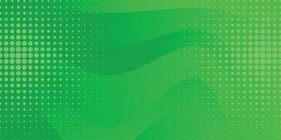 wavy green gradient background vector