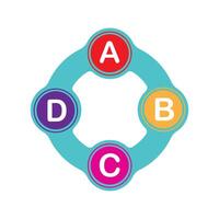 pie chart icon illustration design template vector